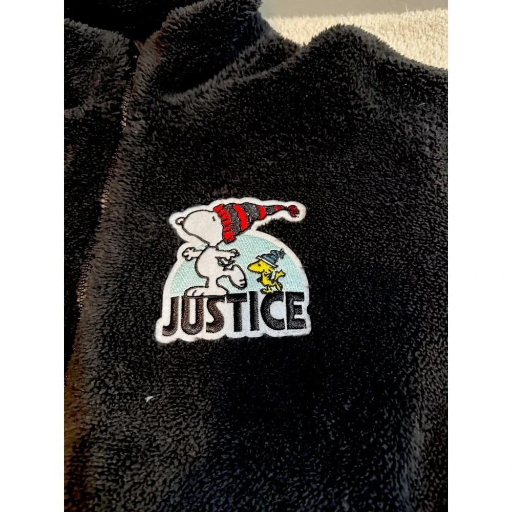 Girls Justice Peanuts Snoopy Jacket NWT Size L 12/14